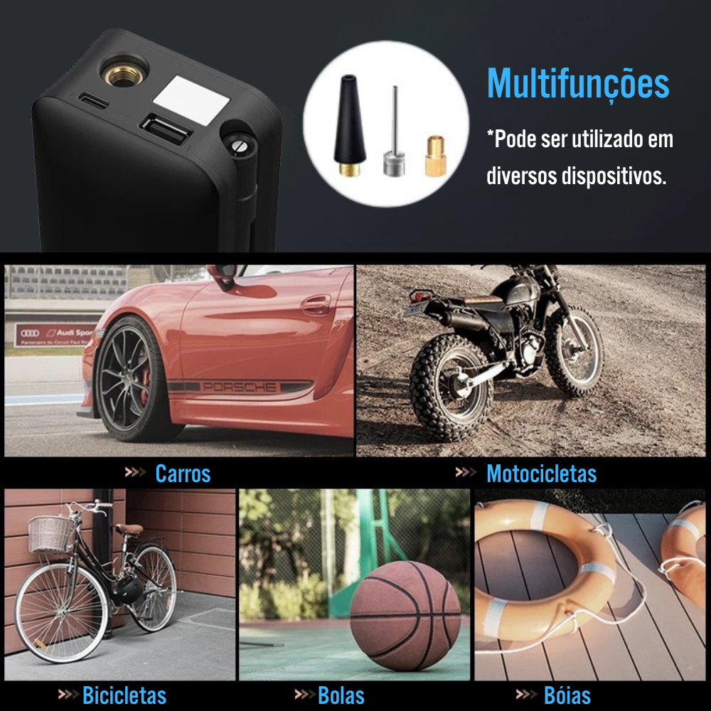 Mini Compressor de Ar - CARSUN